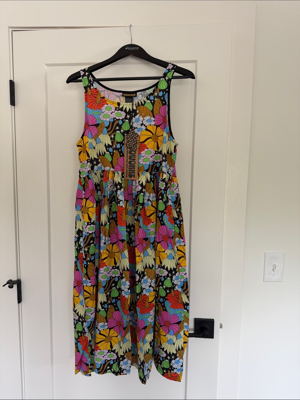 Rayon Naomi Wildflowers Dress by Nooworks - Picture 2 of 2